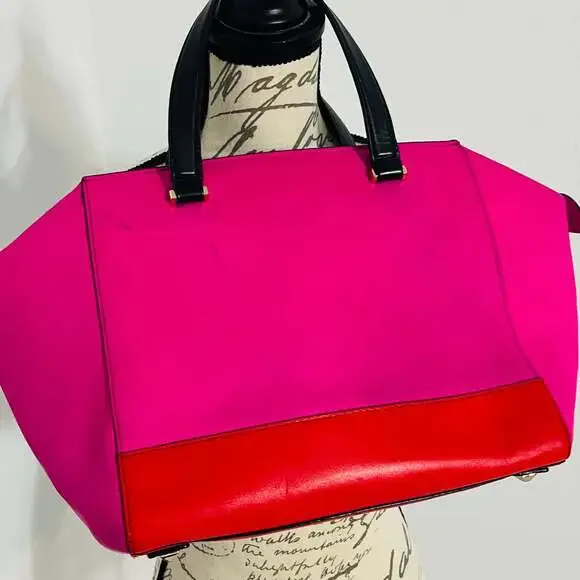 Kate Spade New York 2 Park Avenue Beau Bag in Pink and Red - Picture 6 of 16